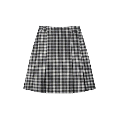 Gingham Midi Skirt