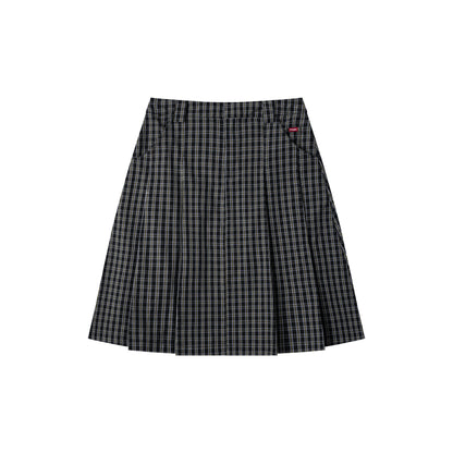 Gingham Midi Skirt