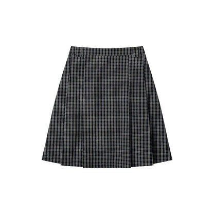 Gingham Midi Skirt