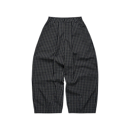 Gingham Wide Pants