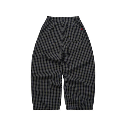 Gingham Wide Pants
