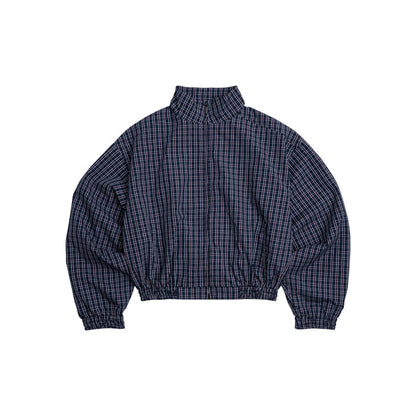 Gingham Zip Jacket