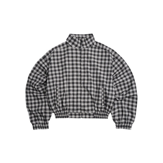 Gingham Zip Jacket