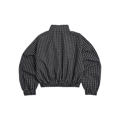 Gingham Zip Jacket