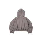 Gingham Half-Zip Hoodie