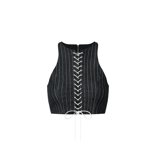 PUSHIE STRIPED CORSET