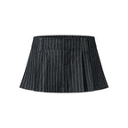 PUSHIE STRIPED MINI SKIRT - Push Push