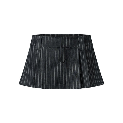 PUSHIE STRIPED MINI SKIRT - Push Push