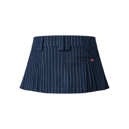 PUSHIE STRIPED MINI SKIRT - Push Push