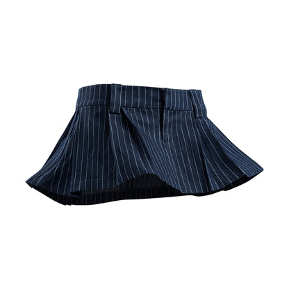 PUSHIE STRIPED MINI SKIRT