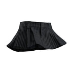 PUSHIE STRIPED MINI SKIRT - Push Push