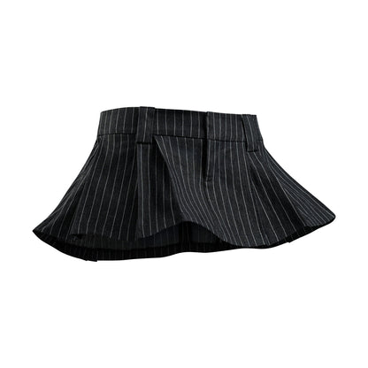 PUSHIE STRIPED MINI SKIRT - Push Push