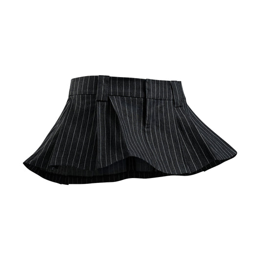 PUSHIE STRIPED MINI SKIRT - Push Push