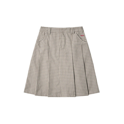 Gingham Midi Skirt