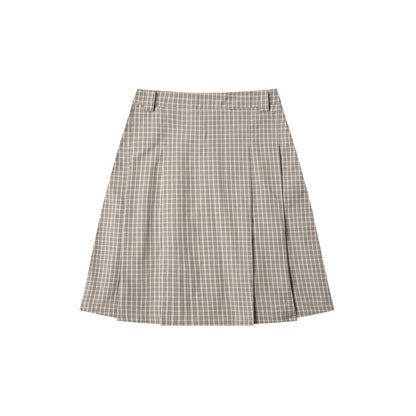 Gingham Midi Skirt