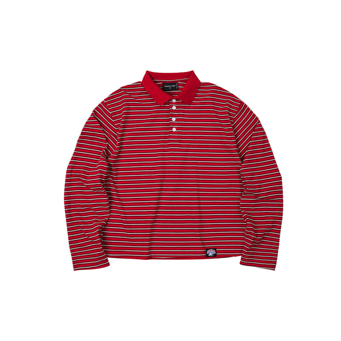 OLLY Striped Polo Tee