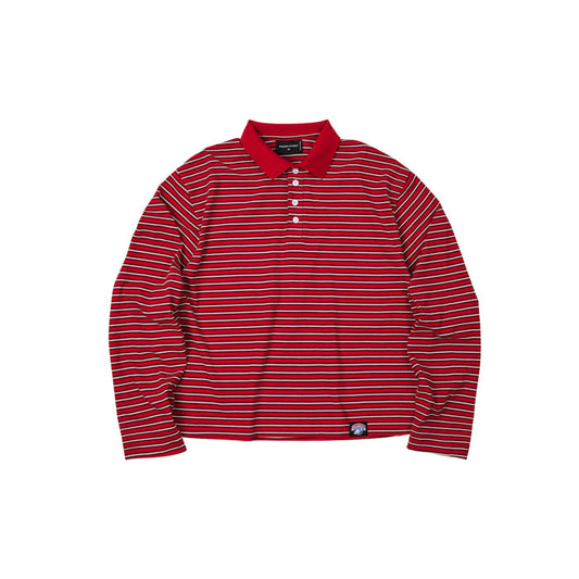 OLLY Striped Polo Tee