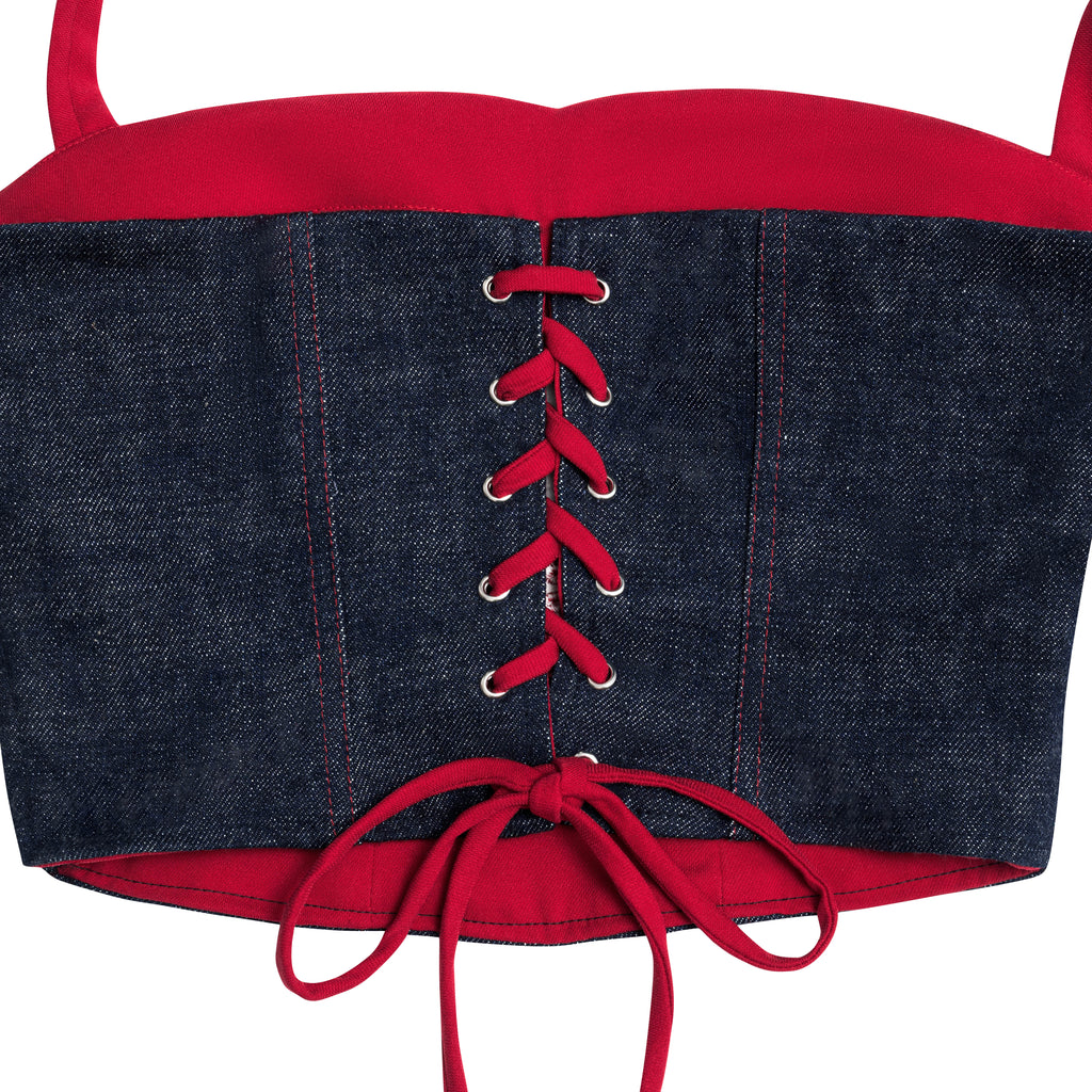 RDC - RUBY DENIM SELVEDGE CORSET
