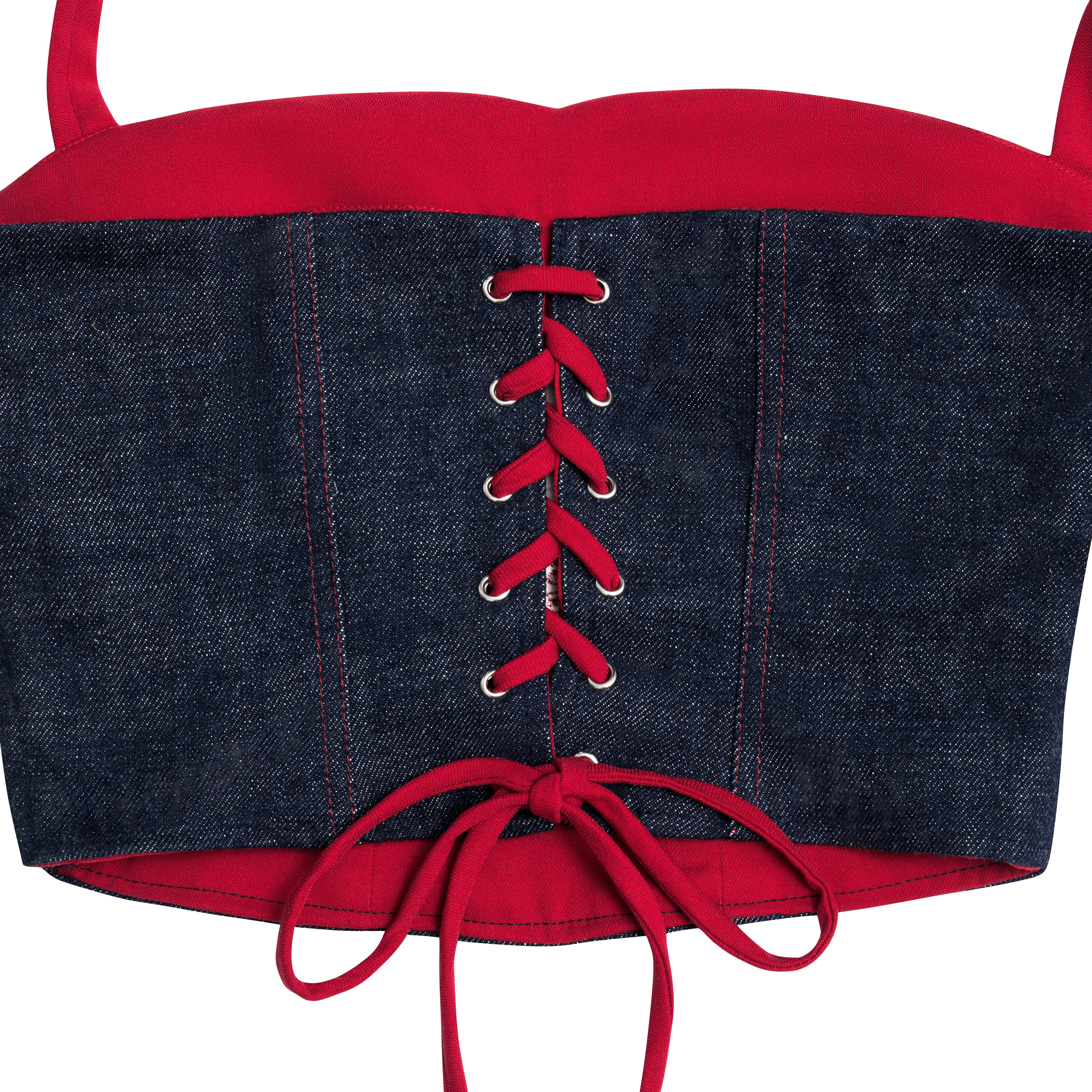 RDC - RUBY DENIM SELVEDGE CORSET
