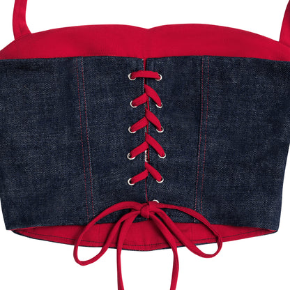 RDC - RUBY DENIM SELVEDGE CORSET