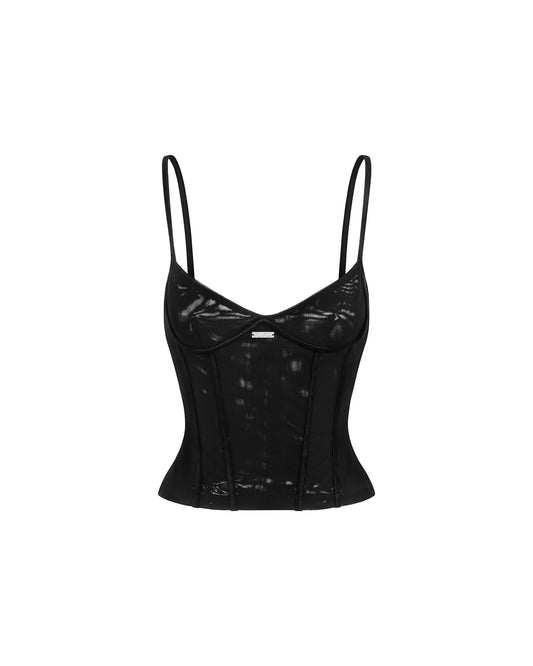 PP MESH SCULPT TOP
