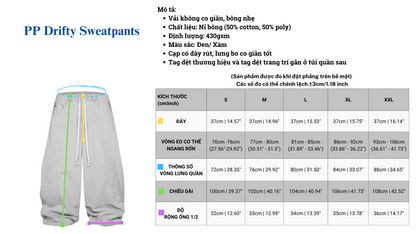 PP DRIFTY SWEATPANTS