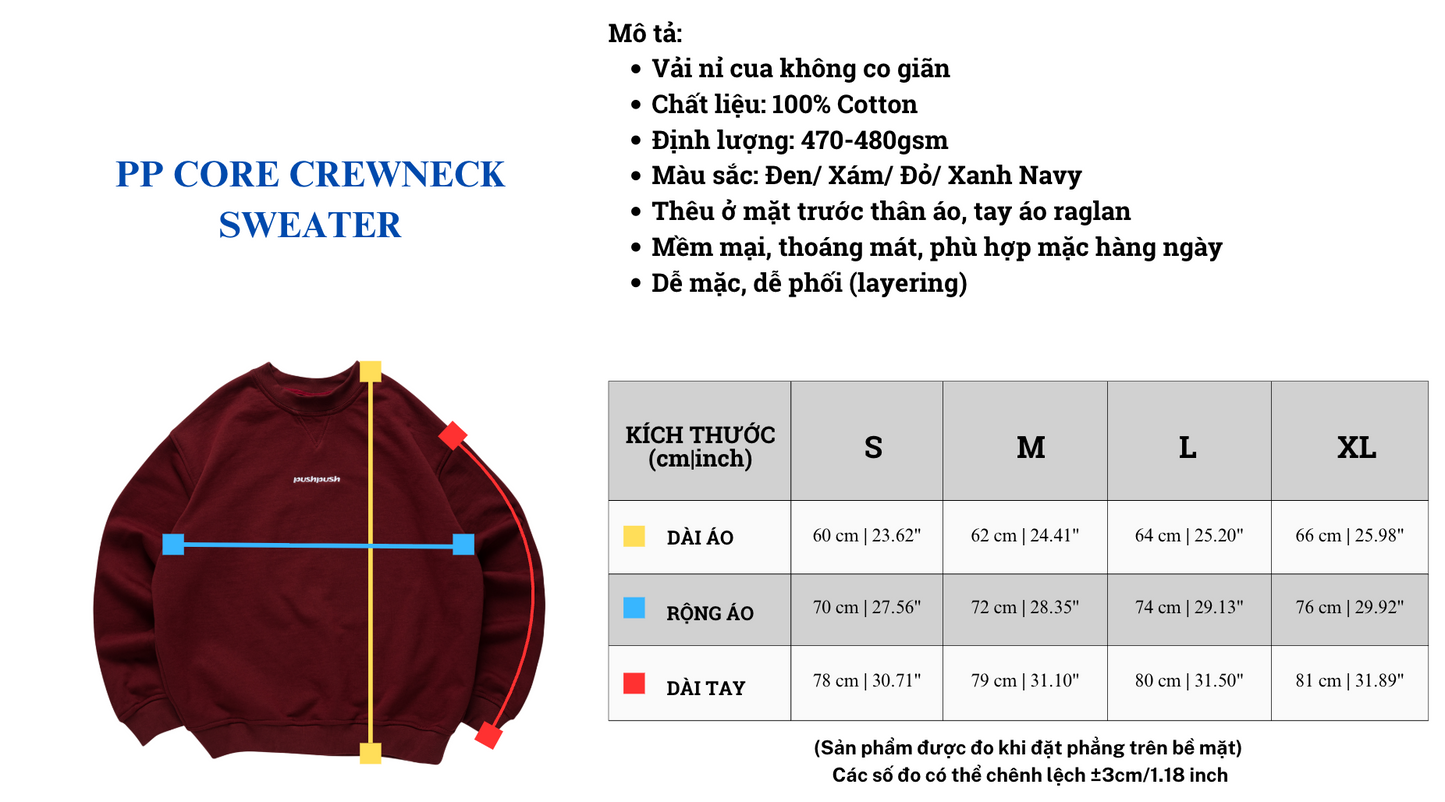PP CORE CREWNECK