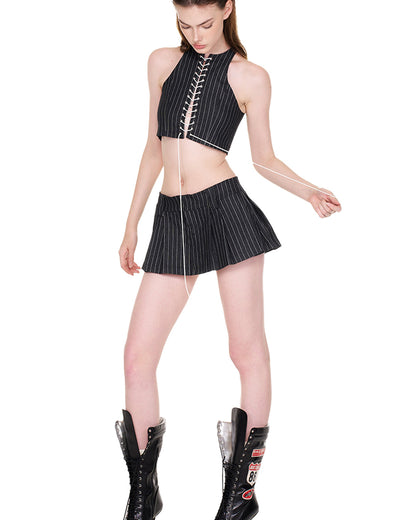 PUSHIE STRIPED CORSET