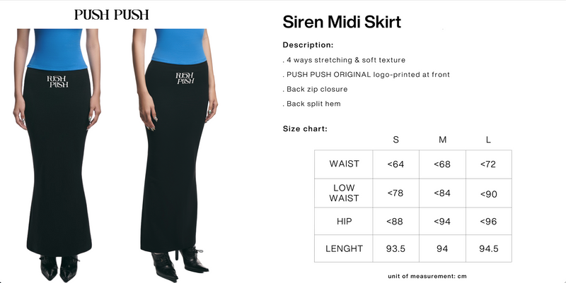 Bảng size
