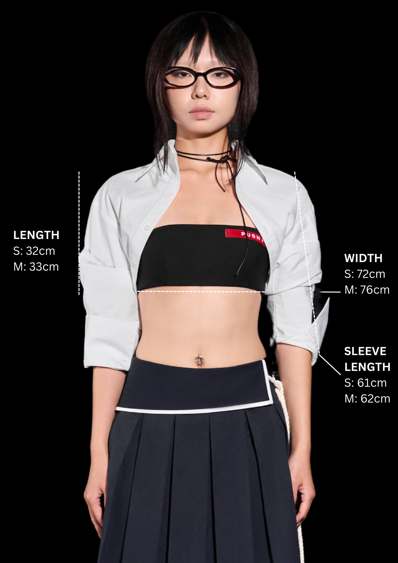 Translation missing: vi.PUFFBALL CROP SHIRT