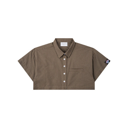 Gingham Crop Shirt - Push Push - Worldwide