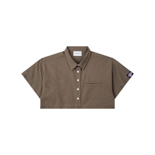 Gingham Crop Shirt - Push Push - Worldwide