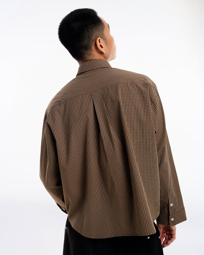 Gingham Oversize Shirt - Push Push - Worldwide