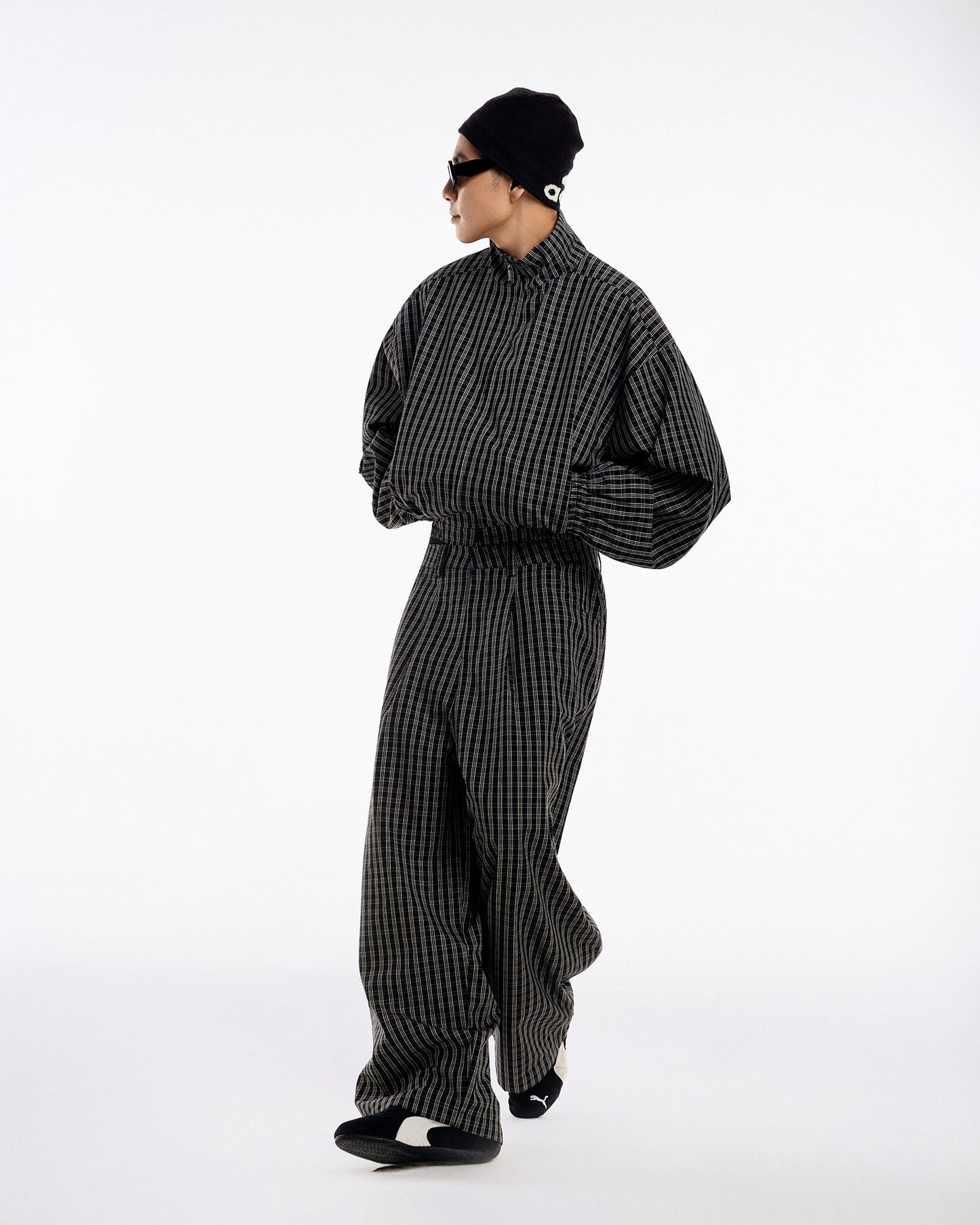 Gingham Wide Pants - Push Push - Worldwide