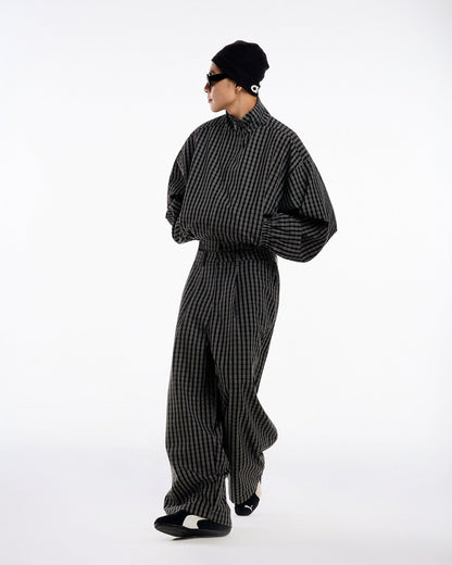 Gingham Wide Pants - Push Push - Worldwide
