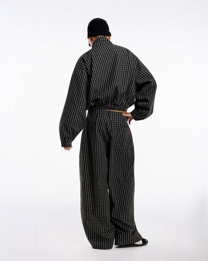 Gingham Wide Pants - Push Push - Worldwide