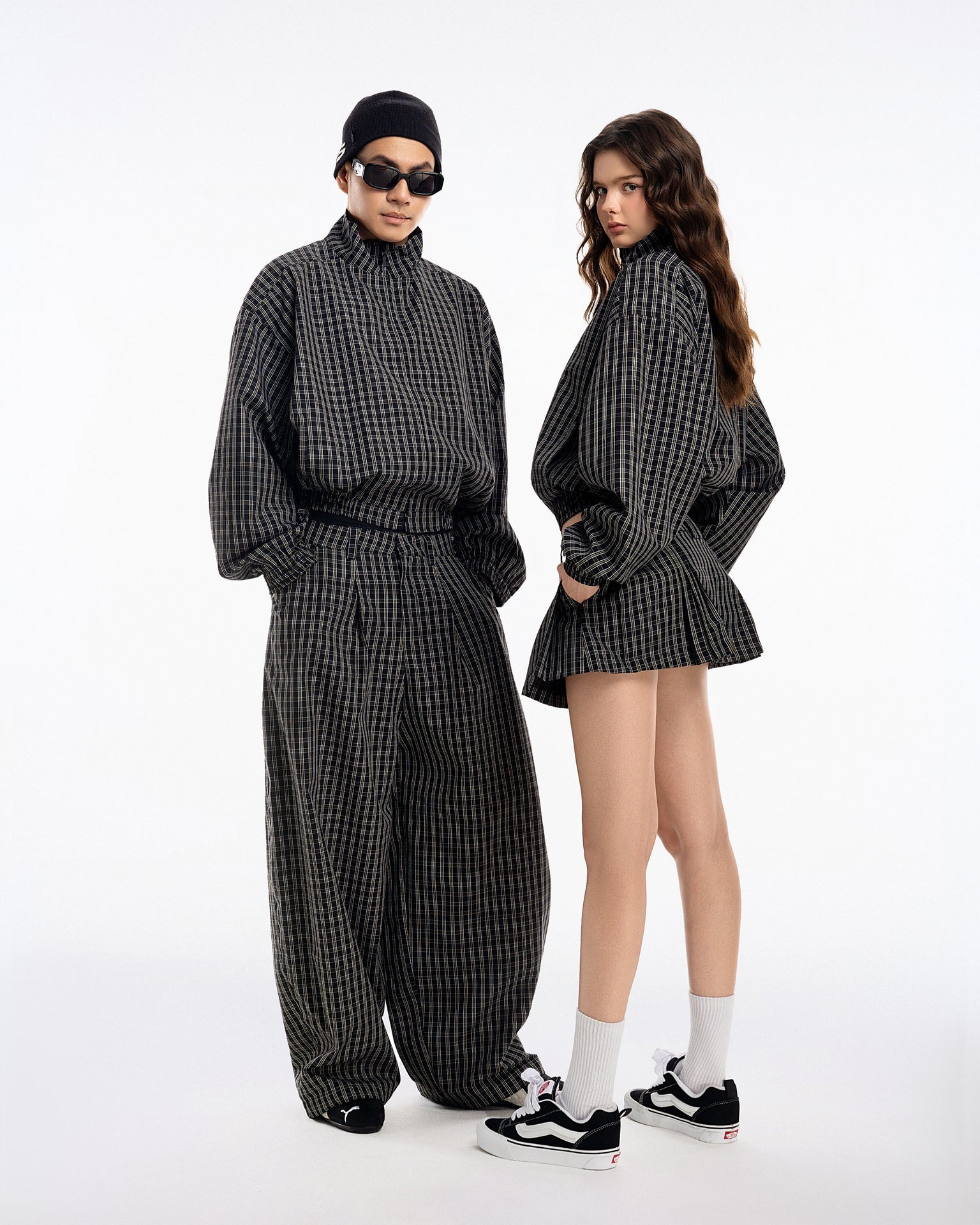 Gingham Zip Jacket - Push Push - Worldwide