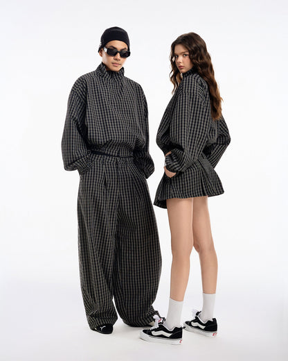 Gingham Zip Jacket - Push Push - Worldwide