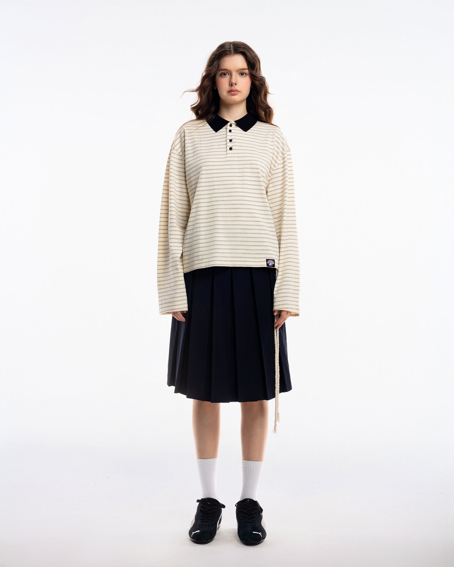 NOA Striped Polo Tee - Push Push - Worldwide