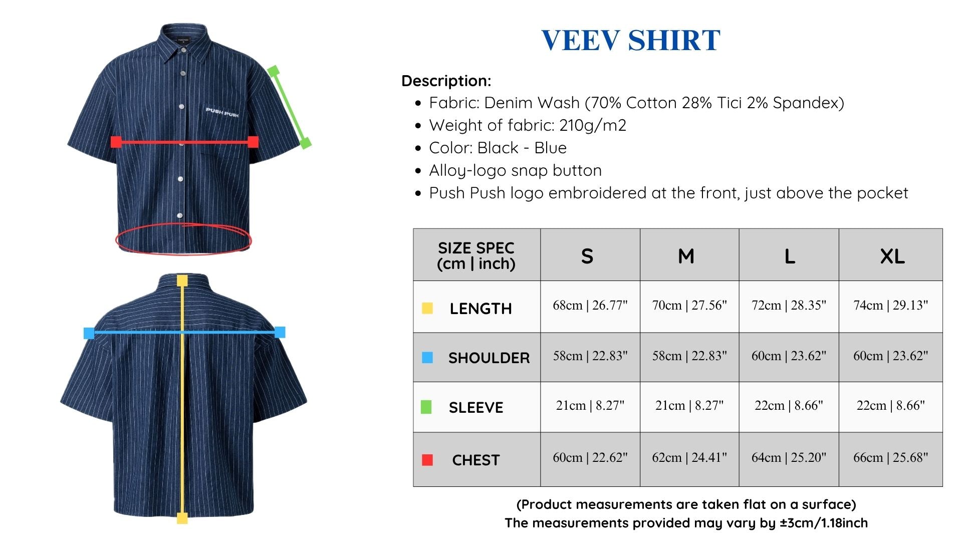 VEEV SHIRT - Push Push - Worldwide