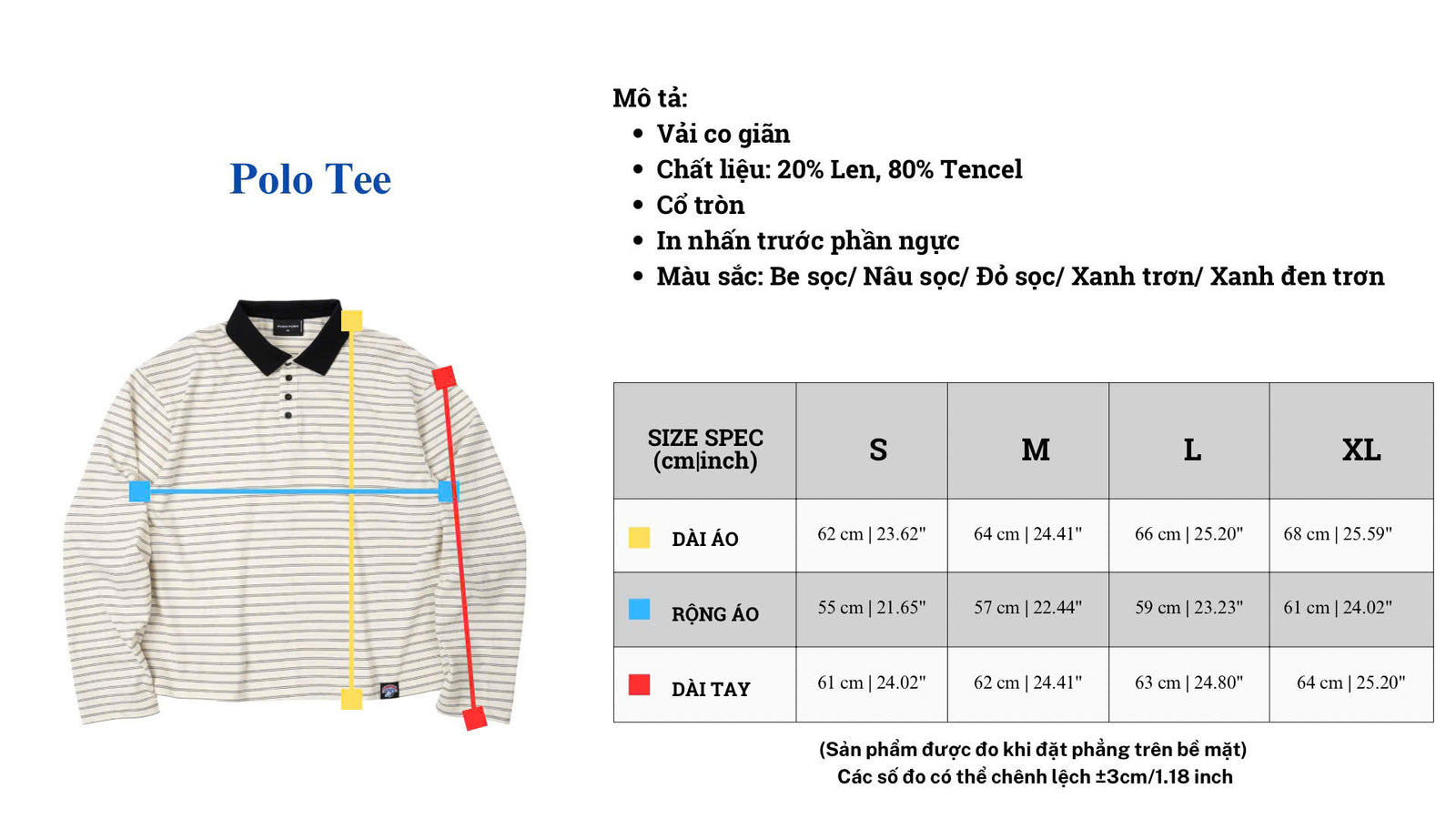 Bảng size