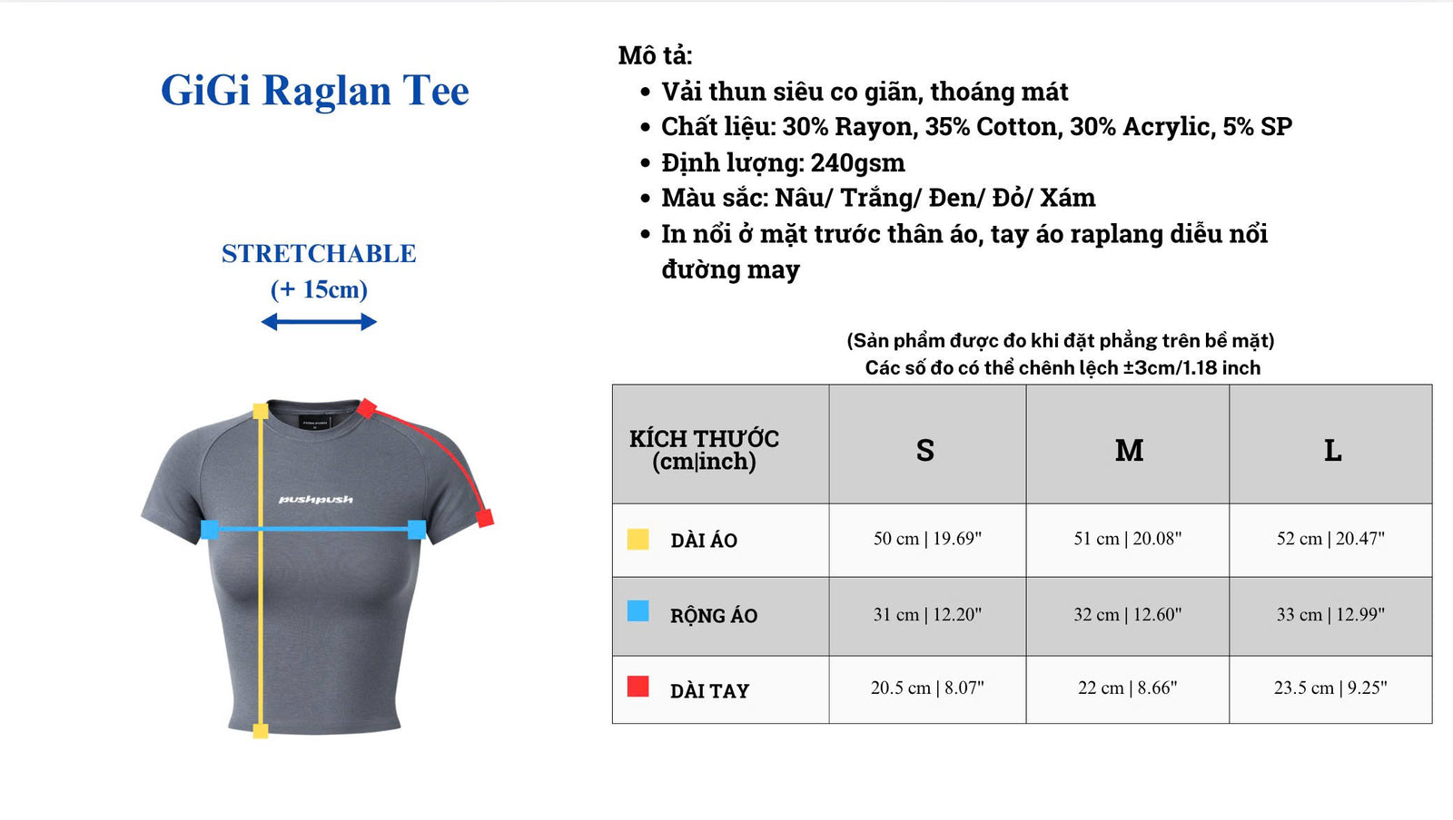 Bảng size