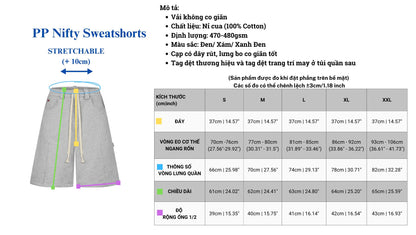 PP NIFTY SWEATSHORTS